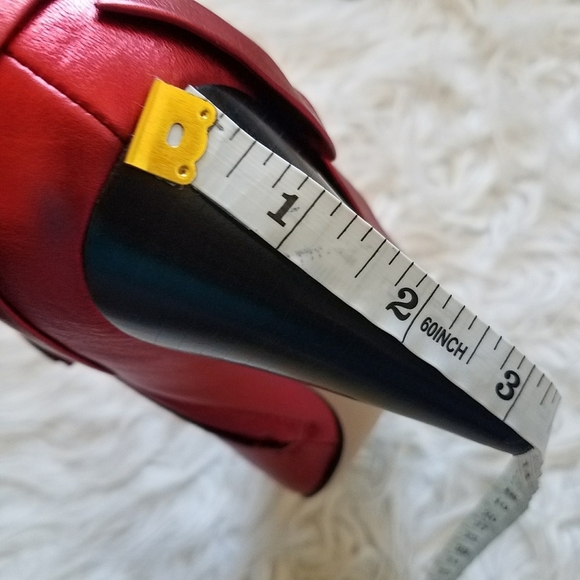 PAIGE Catrine Candy Apple Red Booties - Picture 11 of 16